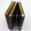 Customized gold gilded hardcover book printing service